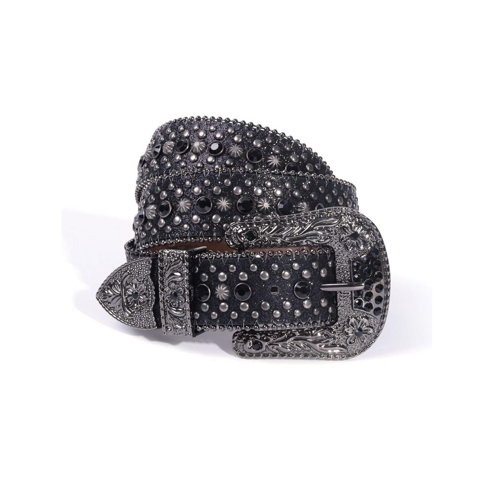 7141 Rhinestone Bling Gothic Belt With Crystal Diamond For Halloween